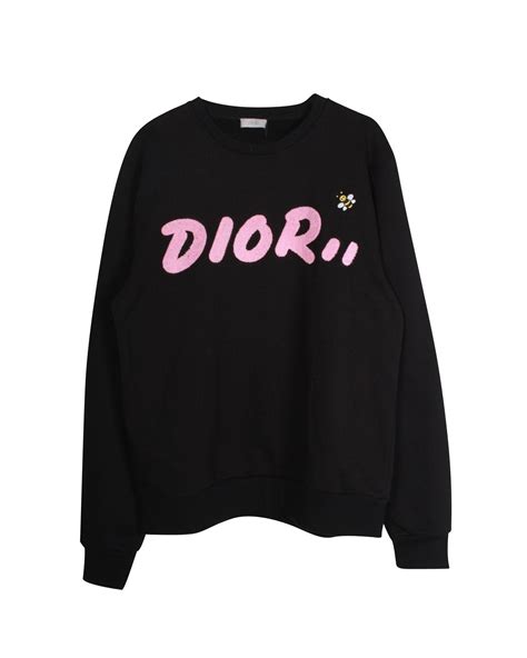 dior b23 x kaws|kaws x dior crewneck sweatshirt.